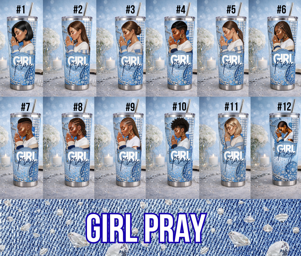 Girl Pray  | Faith, Prayer & Purpose 20 oz Tumblers