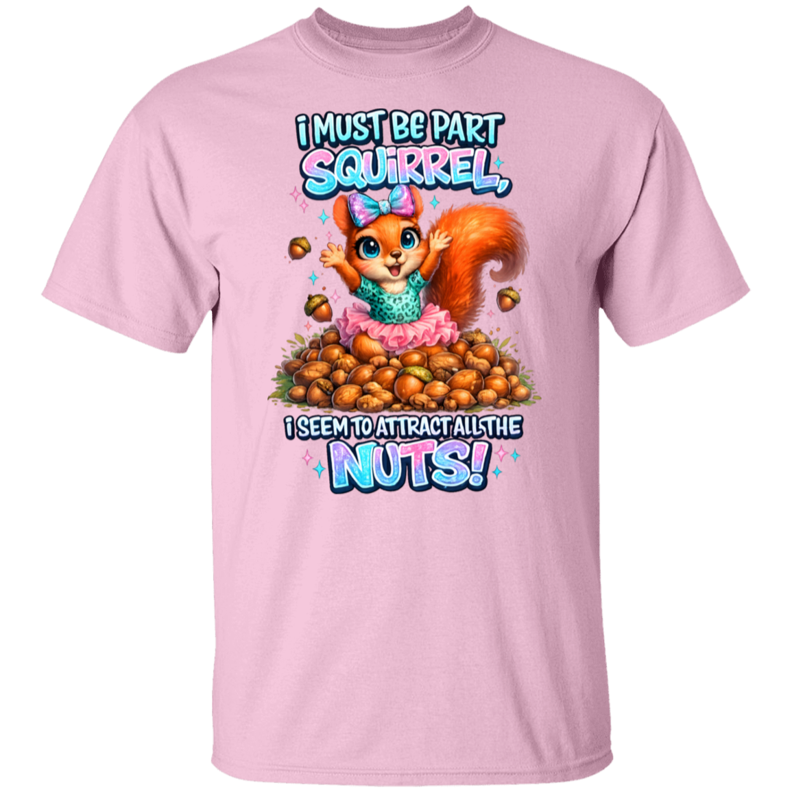 PInk funny squirrel shirt